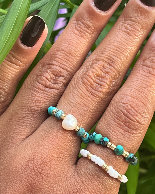 Turquoise rings