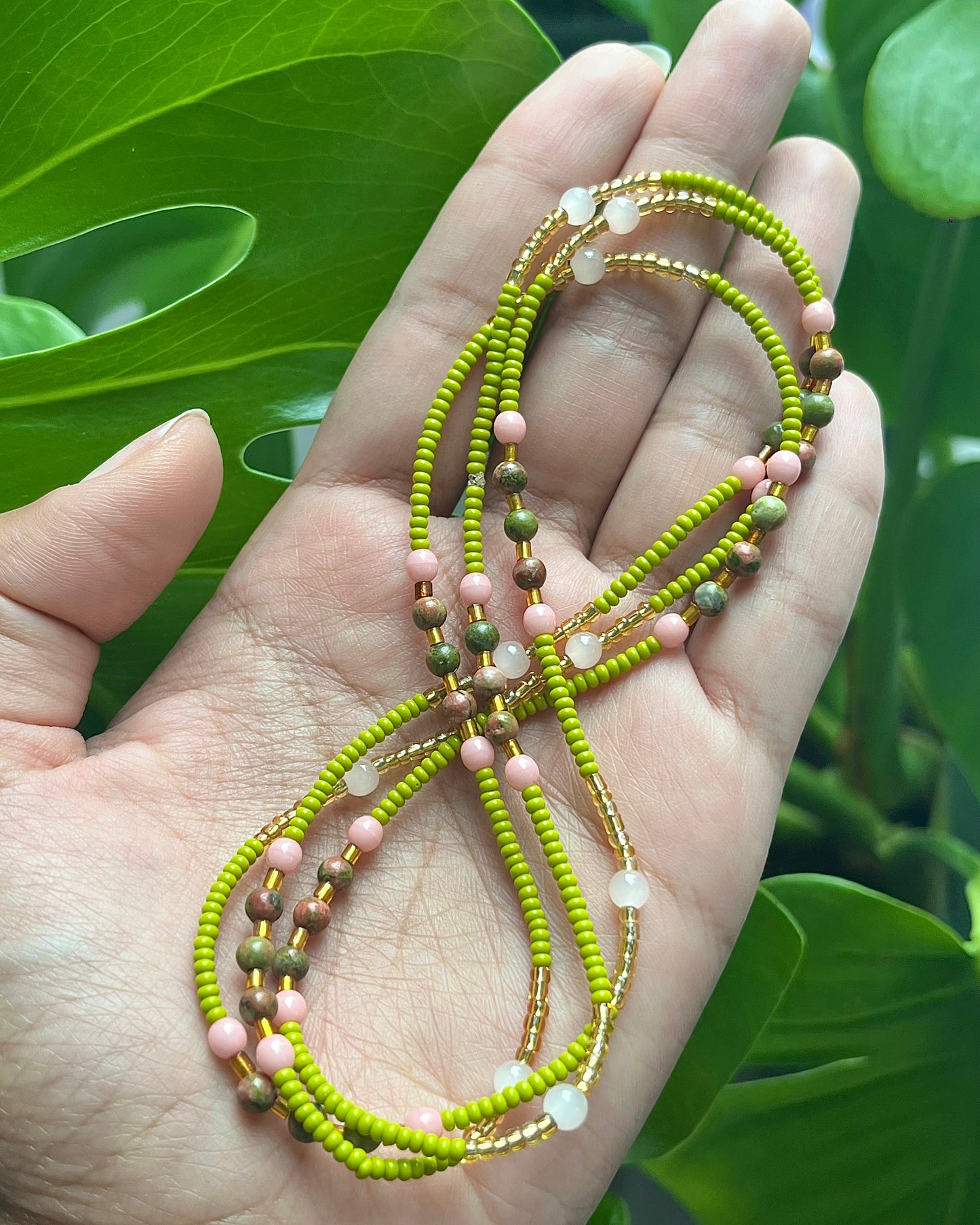 Unakite Waist Beads