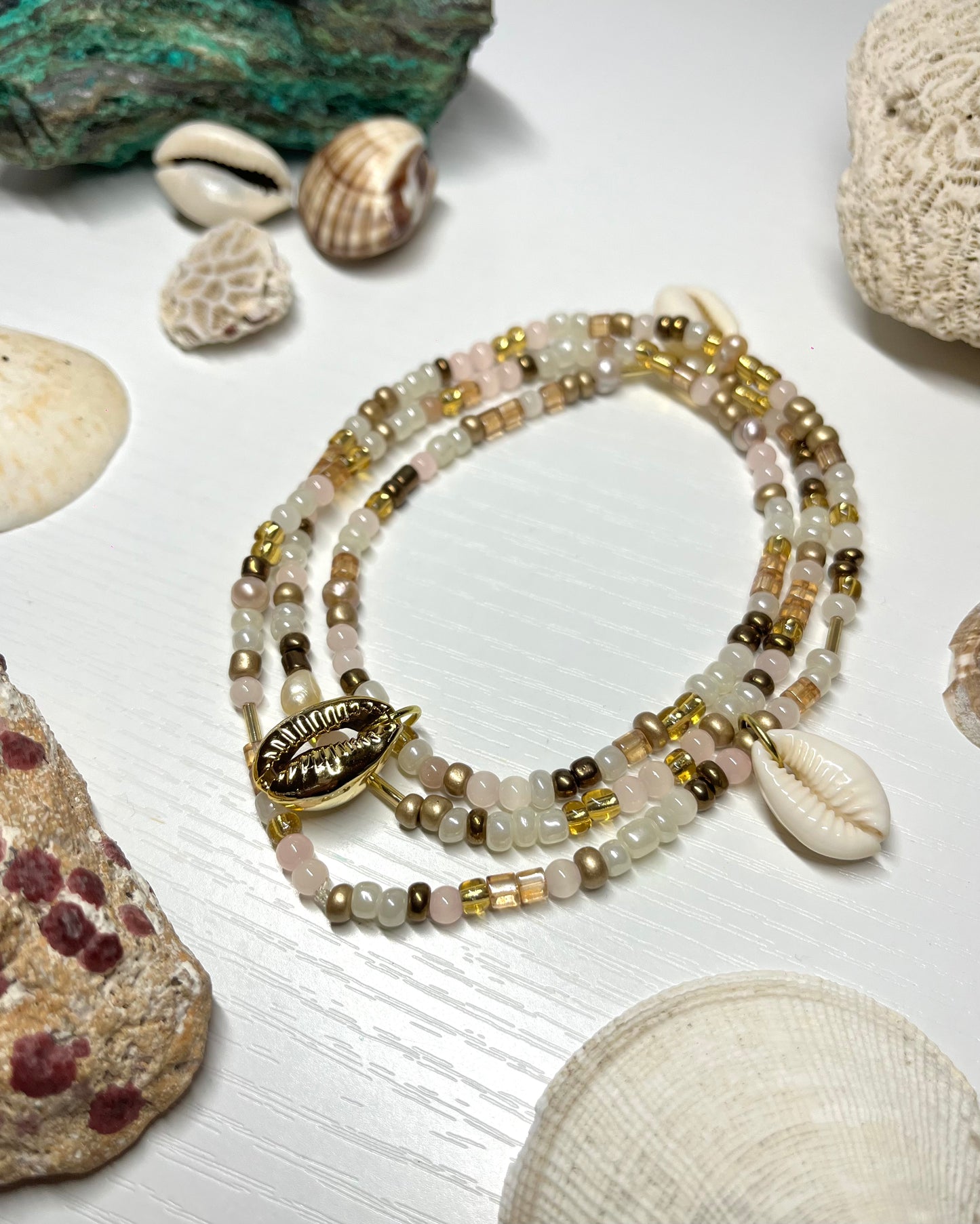 Golden Shell Waist Beads